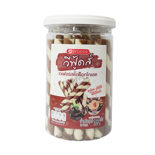 CHOCOLATE CREAM WAFER STICKS 36 x 180g V-FOODS