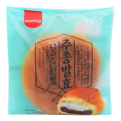 CREAM RED BEAN BUN 36 x 115g SAMLIP