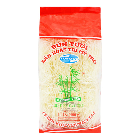RICE VERMICELLI SQUARE 30 x 400g BAMBOO TREE RED