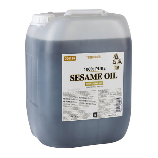 100% PURE SESAME OIL 1 x 20kg TWIN DRAGON