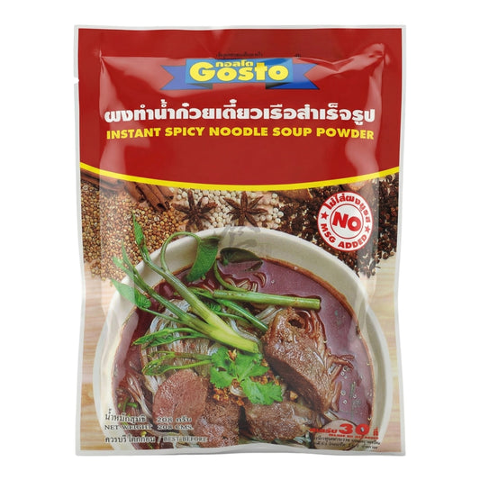 INSTANT SPICY NOODLE SOUP POWDER 48 x 208g GOSTO