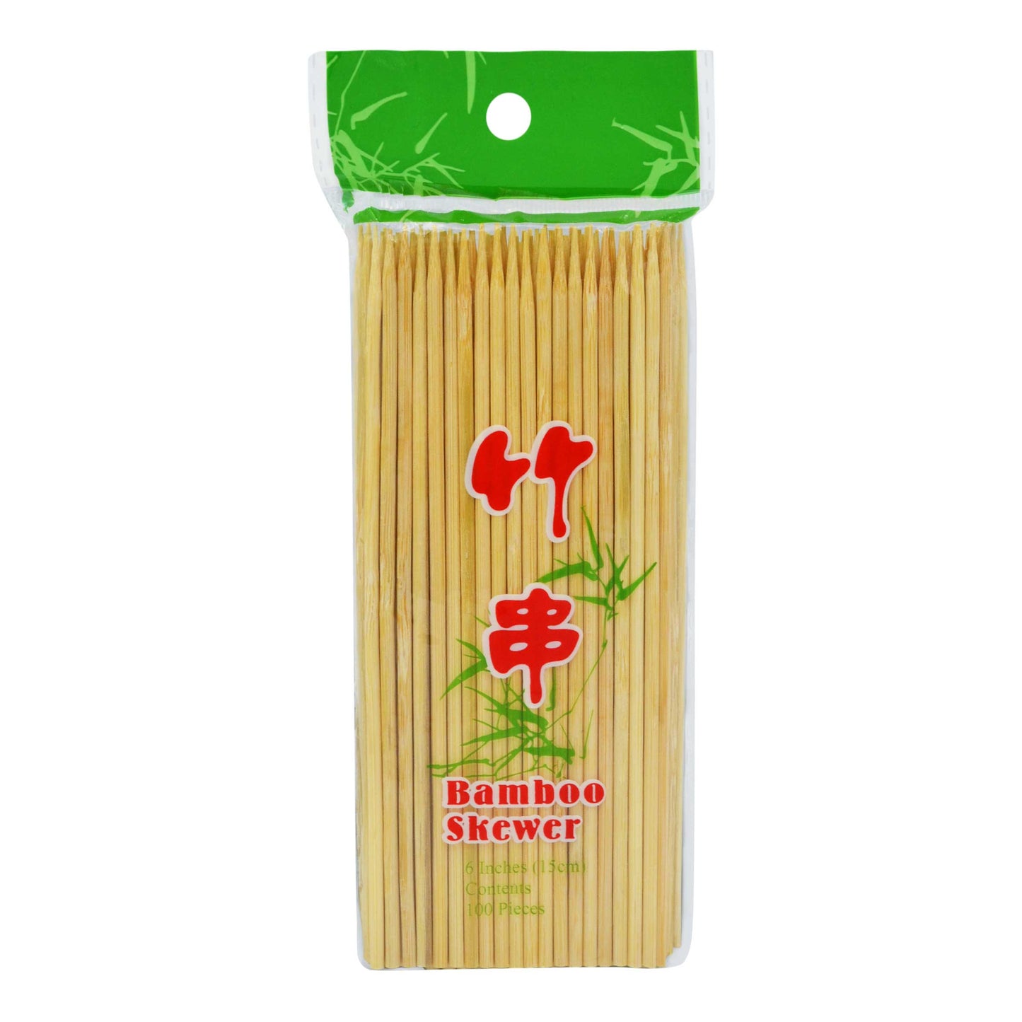 BAMBOO SKEWERS 150MM 200 x 150mm TWIN DRAGON