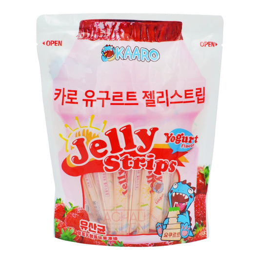 JELLY STRIPS YOGURT FLAVOR STRAWBERRY 12 x 600g KAARO