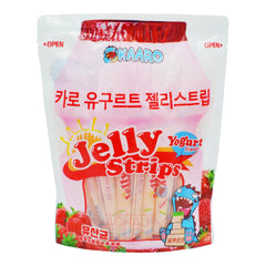 JELLY STRIPS YOGURT FLAVOR STRAWBERRY 12 x 600g KAARO