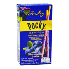 POCKY BISCUIT STICK FRUITY BLUEBERRY (10PCS X 35G) 6 x 350g GLICO
