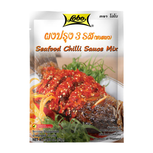 SEAFOOD CHILLI SAUCE MIX 24 x 75g LOBO