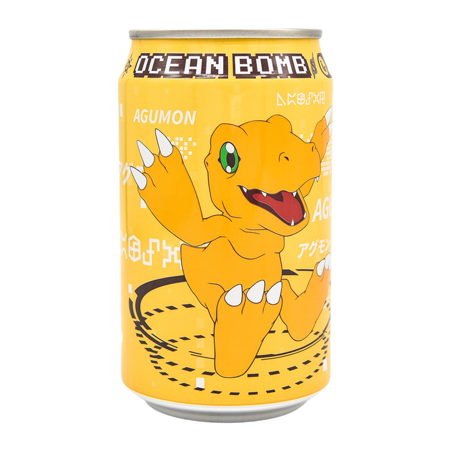 DIGIMON BANANA SPARKLING WATER 24 x 330ml OCEAN BOMB