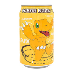 DIGIMON BANANA SPARKLING WATER 24 x 330ml OCEAN BOMB