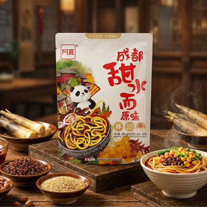 CHENGDU INSTANT WET NOODLE SWEET SPICY 20 x 270g A-KUAN