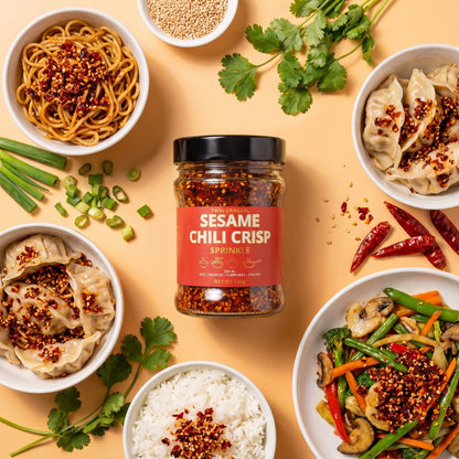 SESAME CHILI CRISP SPRINKLE 8 x 140g TWIN DRAGON