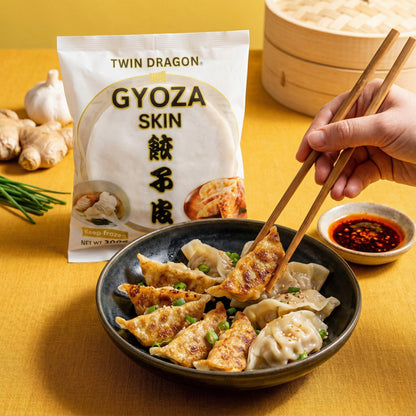 GYOZA SKIN 12 x 300g TWIN DRAGON