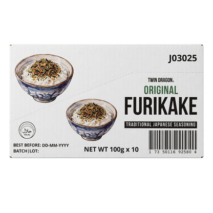 ORIGINAL FURIKAKE 10 x 100g TWIN DRAGON