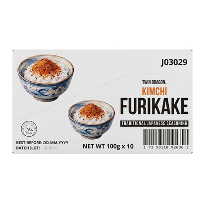 KIMCHI FURIKAKE 10 x 100g TWIN DRAGON
