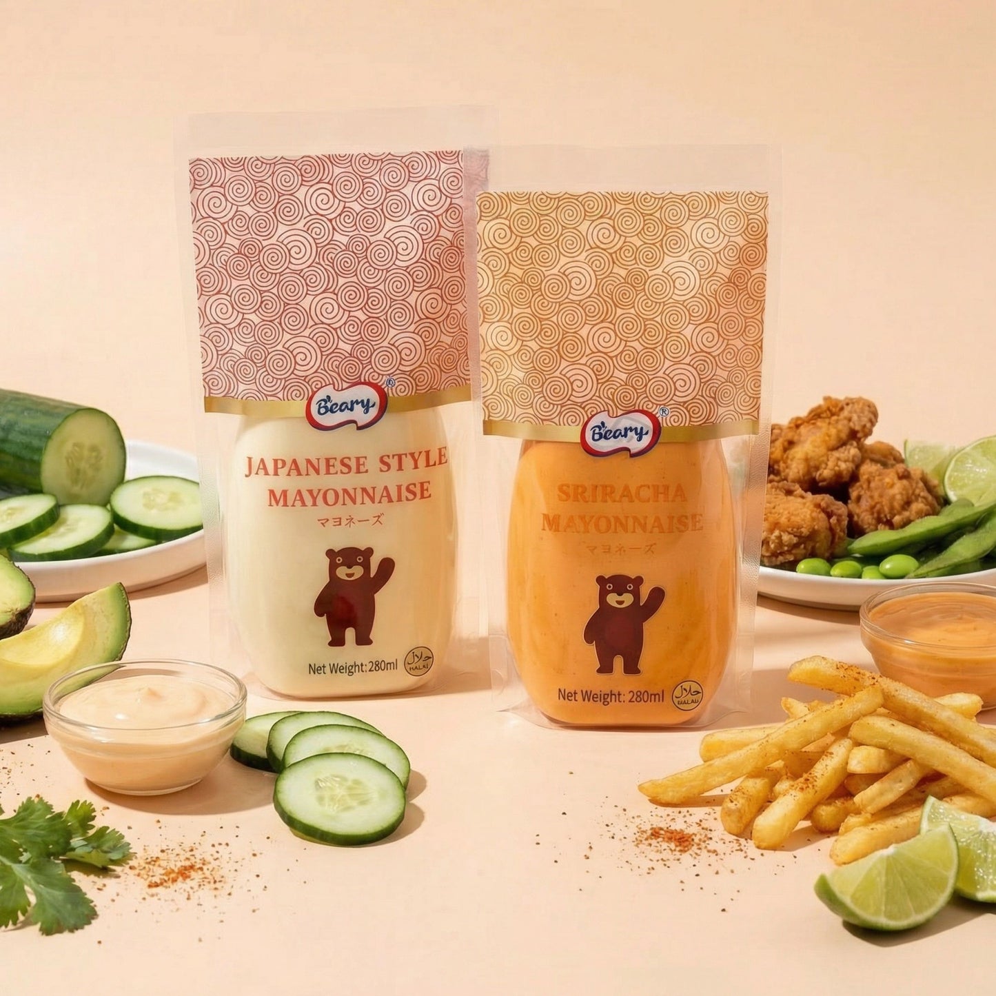 JAPANESE STYLE MAYONNAISE 12 x 280ml BEARY
