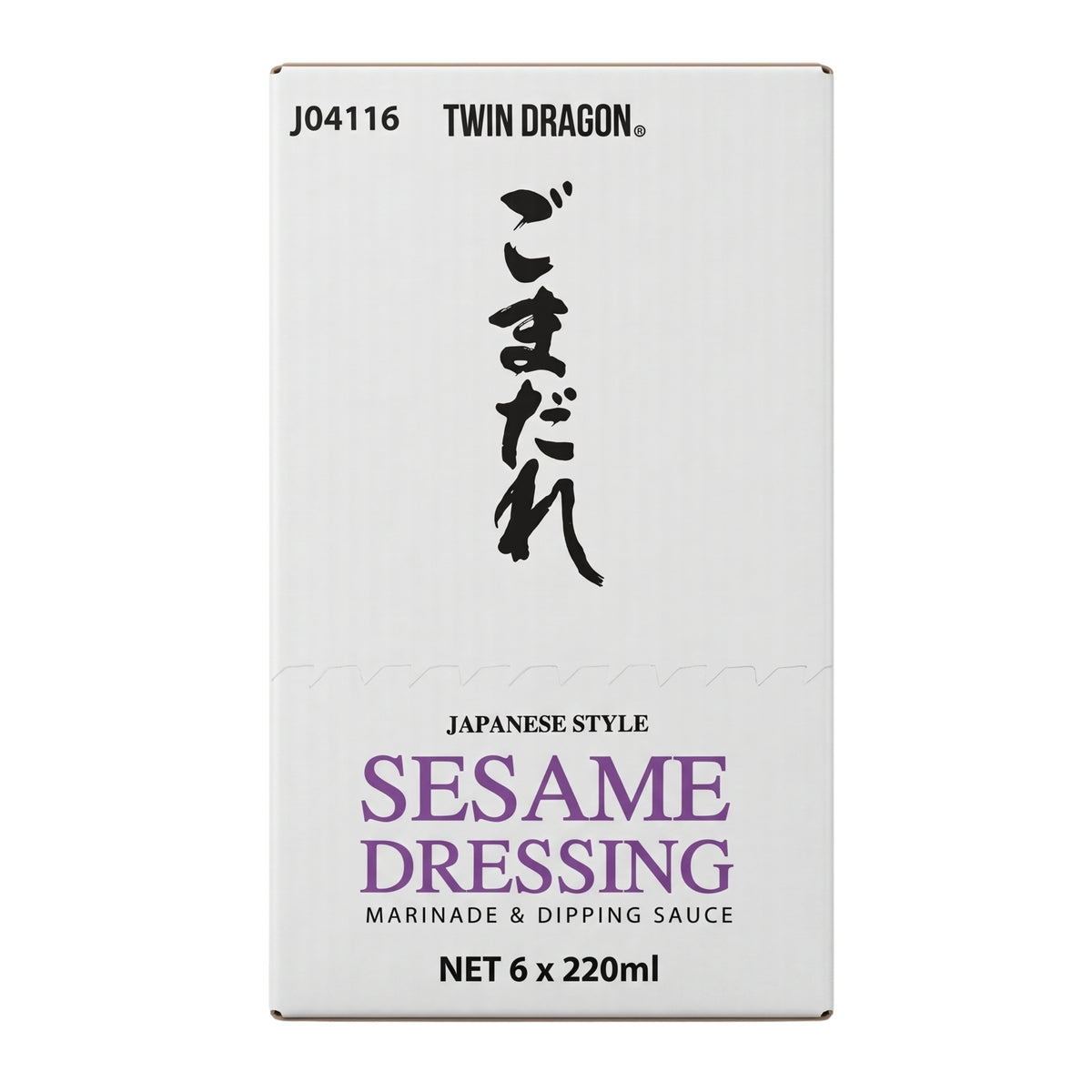 GOMA ROASTED SESAME DRESSING 6 x 220ml TWIN DRAGON