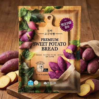 PREMIUM SWEET POTATO BREAD (6PCS X 80G) 8 x 480g DAEDOO