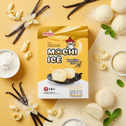 MOCHI ICE VANILLA (6PCS X 38G) 12 x 228g MOJO